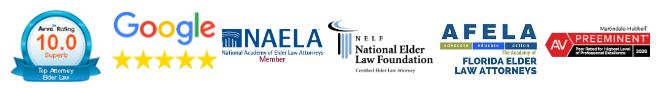 Top attorney boca elder law, Google 5 star, NAELA member, NELF, AFELA, AV Preeminent